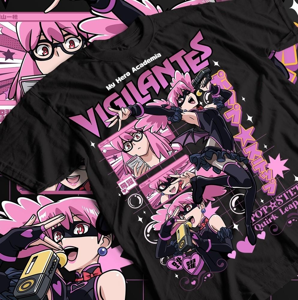 

Pop Step Anime Summer Vibe T-Shirt, My Hero Academia Graphic Tee Gift Shirt S