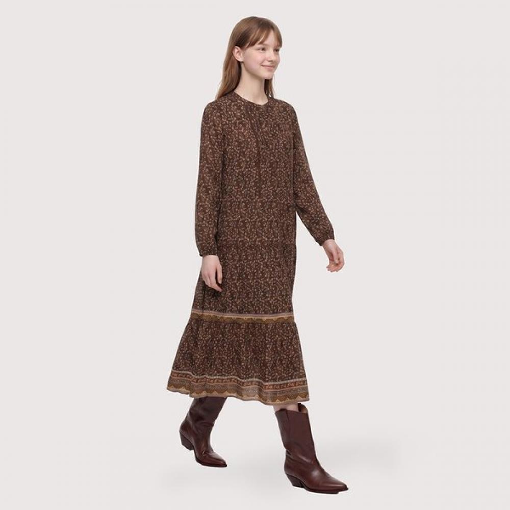 Thursday Island Vintage Flower Ethnic Long Dress T266mop154w