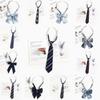 Kids Tie With Striped Badge Pattern For School Uniforms And Casual Wear