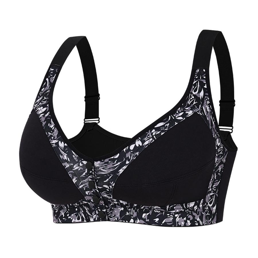 

Бюстгальтер очень большого размера - Бесшовный, С принтом, Застежка спереди 7XL