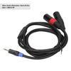 3pin XLR Male 3.5mm Male To Dual 2 XLR Male Plug Male To Dual XLR Connector  Audio Equipment