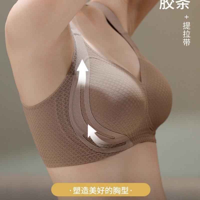 Women S Seamless Thin Push Up Bra For Large Bust Side Support Bra