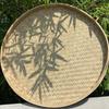 Handcrafted Bamboo Harvest Basket: Sun-Drying, Winnowing, and Decorative Sieve for Home & Dance.