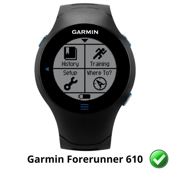 מגן מסך עבור Garmin Forerunner 610 [חבילה 6] סרט פלסטיק מגן עמיד דק במיוחד Phonillico