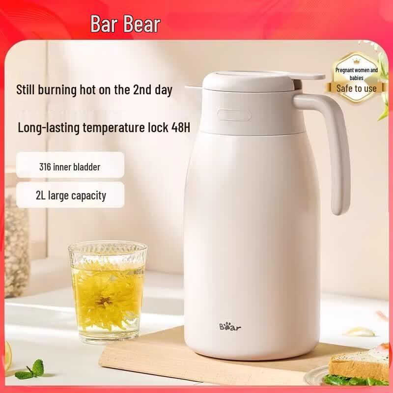 Bear 1.5L 316 Stainless Steel Insulated Thermos Pot