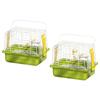 Bird Carrier Travel Cage Bird Carry Transport Small Bird Travel Cage Carrier for Outdoor Adventure Shopping Vet Visit Parakeets