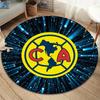 Club America Round Area Rug,Carpet Rug for Living Room Bedroom Sofa Playroom Decor,Non-slip Floor Mat