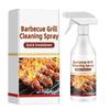 Practical BBQ Grill Cleaner Spray Convenient Grill Cleaning Foam Spray for Effective Stain and Grease Removal