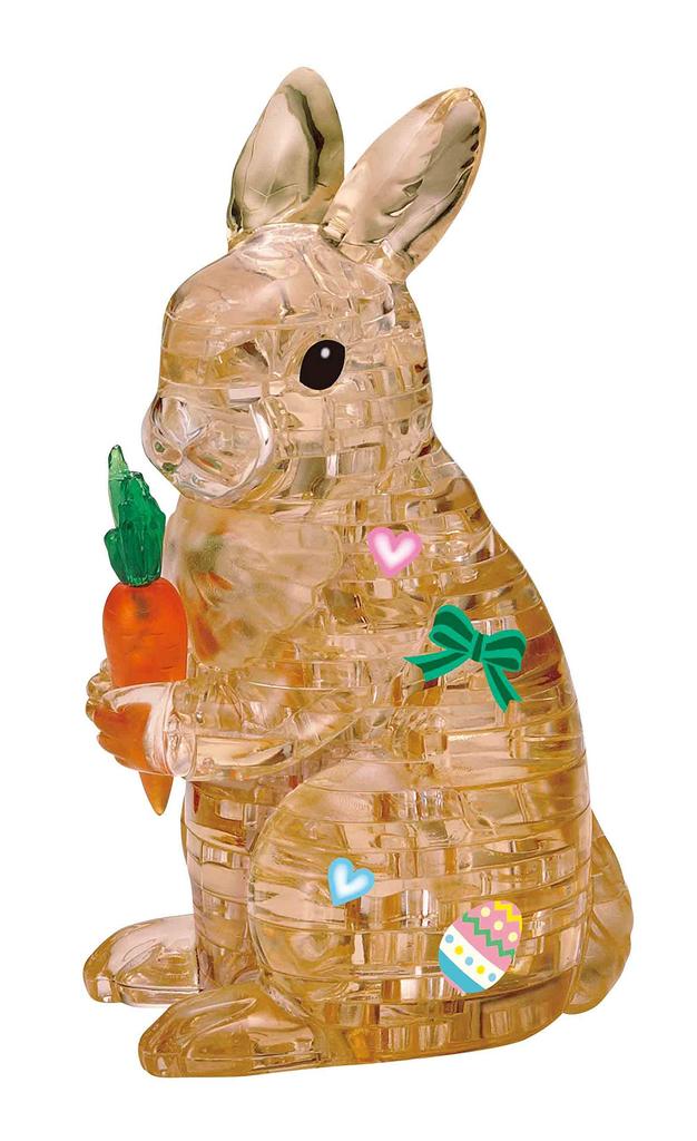 Crystal Puzzle Rabbit Brown 50234 43-piece