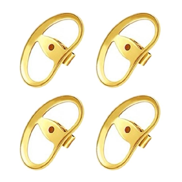 4pcs Earring Stoppers Backings Pierced Safety for Ear Studs Big Earring Lifters