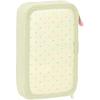 Trousse Scolaire - SAFTA - Glowlab Magic Flow - 28 Outils Inclus - Confortable - Beige