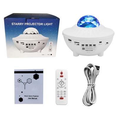 Projector Light RGB Starry Projector Lamp Remote Control Music Projecting Light 2x3W