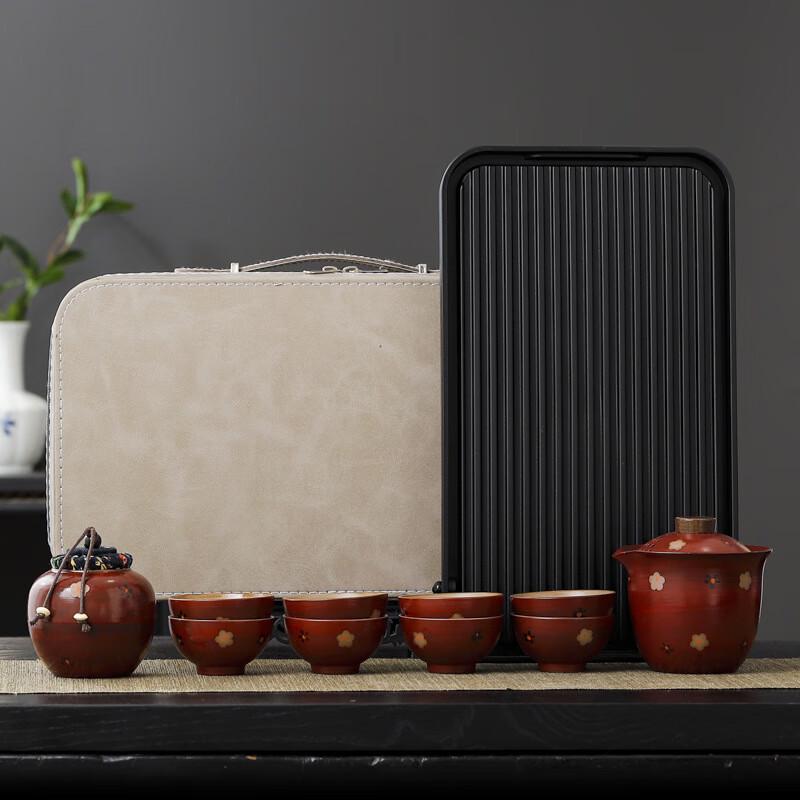 Rough Pottery Kung Fu Tea Set Gift Box