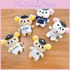 Baseball Team Rilakkuma Plush Keychain Bag Pendant Toy Cartoon Bear Doll Gift
