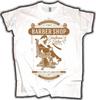 Funny Clothing Casual Short Sleeve Tshirts Tshirt Gentleunisex Old School Salon Rockabilly Barber Shop Vintage Hot Rod V8 Tshirt