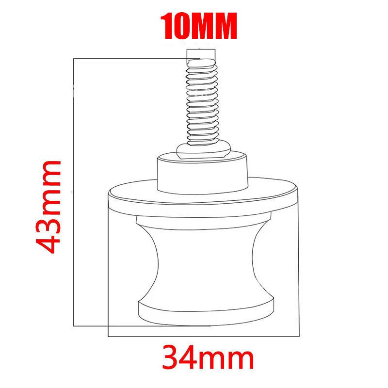 Z750 Motorcycle CNC Accessories Aluminium 10MM Bolts Swingarm Spools Slider Stand Screws Fit For Z750 Z 750 Z750S