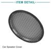 ACROPIX Auto Subwoofer Abdeckung Lautsprechergitter Schutz 20cm Metallgitter Rund mit Montagesatz Schwarz 5 Stück