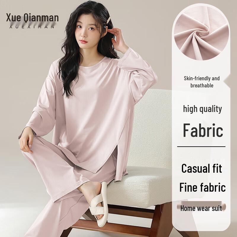 Women s Modal Blend Long-Sleeve Loungewear Set L