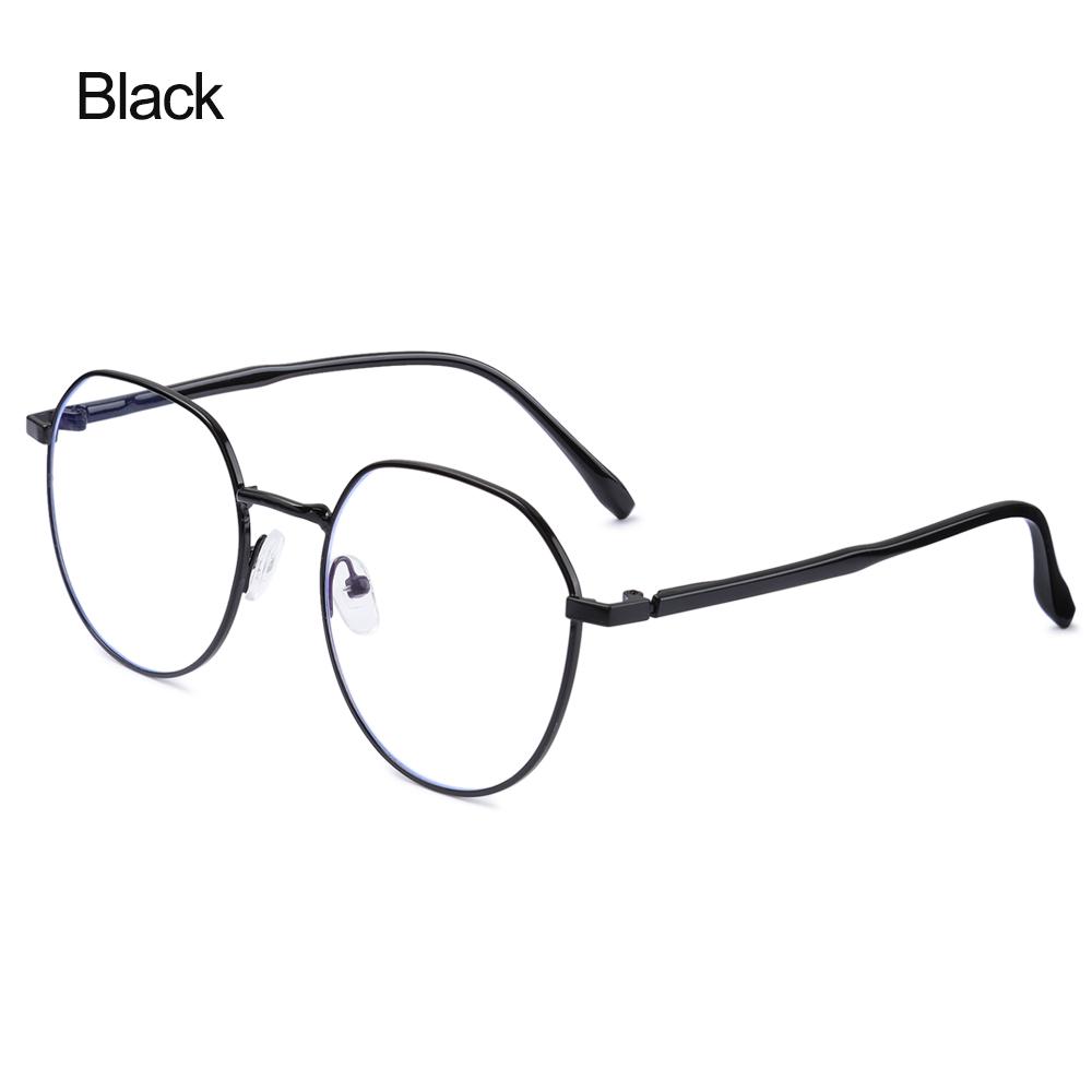 Fashion Anti Blue Light Glasses Retro Metal Round Frame Glasses Men Women Radiation Protection Anti-Reflective Computer Goggles