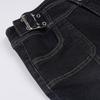 Women's 2026 Spring Retro Micro-Flare Black Jeans: Slimming, Body-Shaping, Low-Rise Long Pants