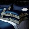 4/6pcs Duvet Cover 100% Egyptian Cotton Luxury Embroidery Housse De Couette for Bedroom Pure Cotton Bed Cover King