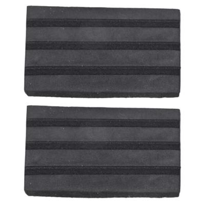 2 Stück Bassdrum Spannreifen-Schutzpads Gummi-Spannreifenschutz-Einsatz Trommelpedal-Pad Rutschfestes Gummi-Pad Trommelpedal-Schutz