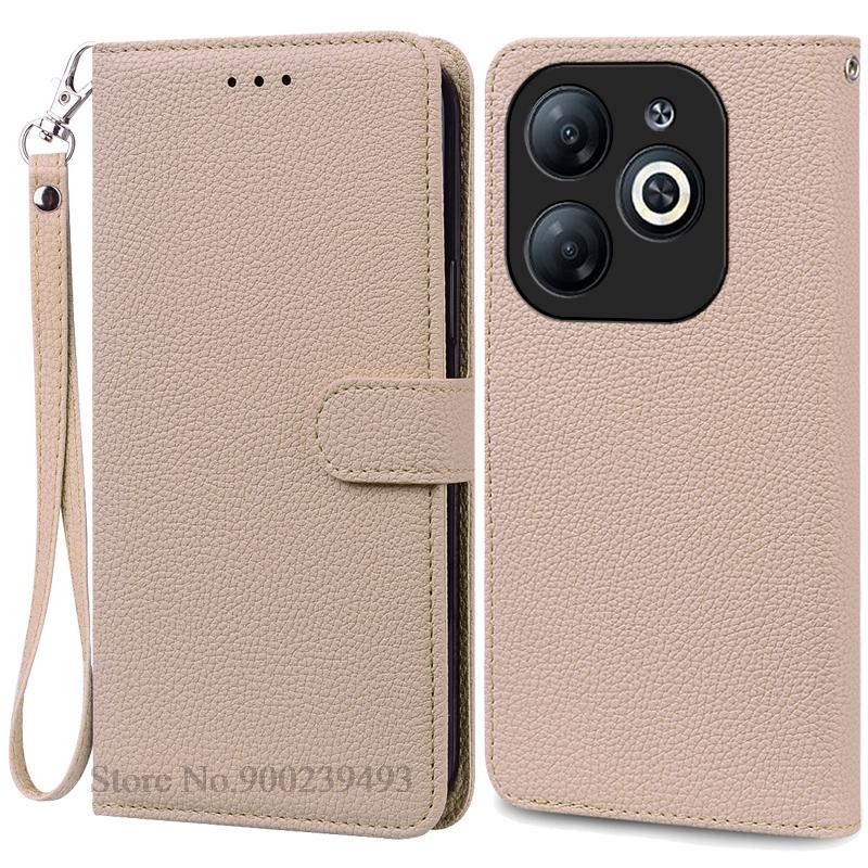 For Infinix Smart 8 / Smart 8 Pro Case Wallet Leather Flip Cover For Infinix Smart 8 Case 8 Plus X6525 X6525D X6525B Phone Cover
