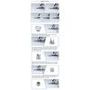 Airbrush Nozzle Needle Cap Accessories Normal/Crown/Tomahawk/Splatter Replacement Tool 5 Different Nozzle Cover Cap for Airbrush