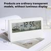 LED Thermometer Thermo-Hygrometer Multifunction Electronic Clock Temperature Humidity Meter Weather Station for Home With Alarm