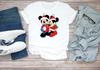Mickey Mouse and Minnie Mouse Christmas Short Sleeve Men T-shirt F157