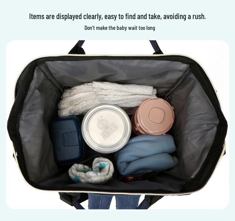 Batoh z plátna s velkým ocelovým klipem v japonském stylu pro ženy a studenty