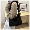 IELGY Large Capacity Simple Fashion Casual Pleated Crossbody Shoulder Tote Bag