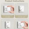 Baby Anti-Shock Sockets Cover Children Safety European Regulations Sockets Cover Power Supply Safety Cover Power Sockets