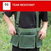 Heavy Duty Foldable Utility Pouch Reusable Storage Bag Organizer Multiple Compartments For Tools Groceries Travel Gardeners
