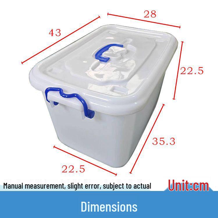 Transparent Thickened Plastic Storage and Organizer Box for Engraver Machine Water Tank