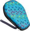 YASAKA Table Tennis Racket Hex Guard Case with Rainbow Holds Two Hard H153 Case, Logo, Heavy-Duty, Rackets, Type,