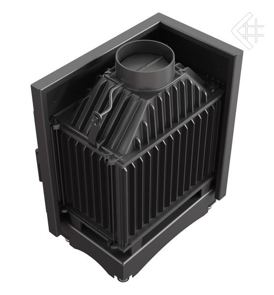 Cast Iron Fireplace KRATKI MAJA DECO Left 8 kW Ø 150