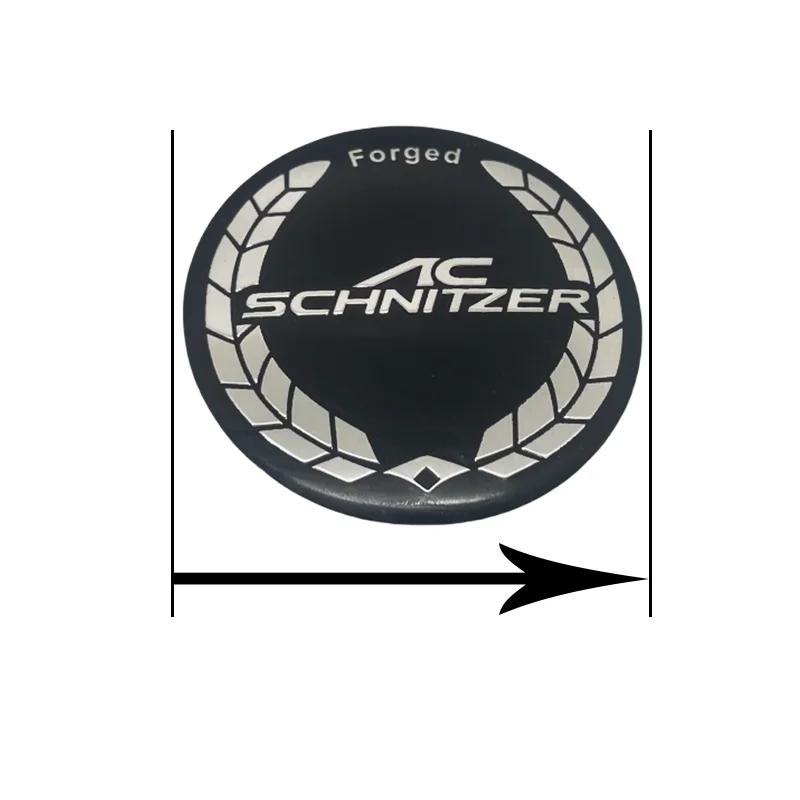 60mm-4pcs Car modification BMW hub cover tire center decoration 60mm front diameter size silver base/black base optional.