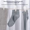 Multi-functional Plastic Invisible Clip Clothes Hanger, Household Clothes Rack, Clothing Wind-proof Fixation Clip, Socks and Bed Sheets Drying Clip