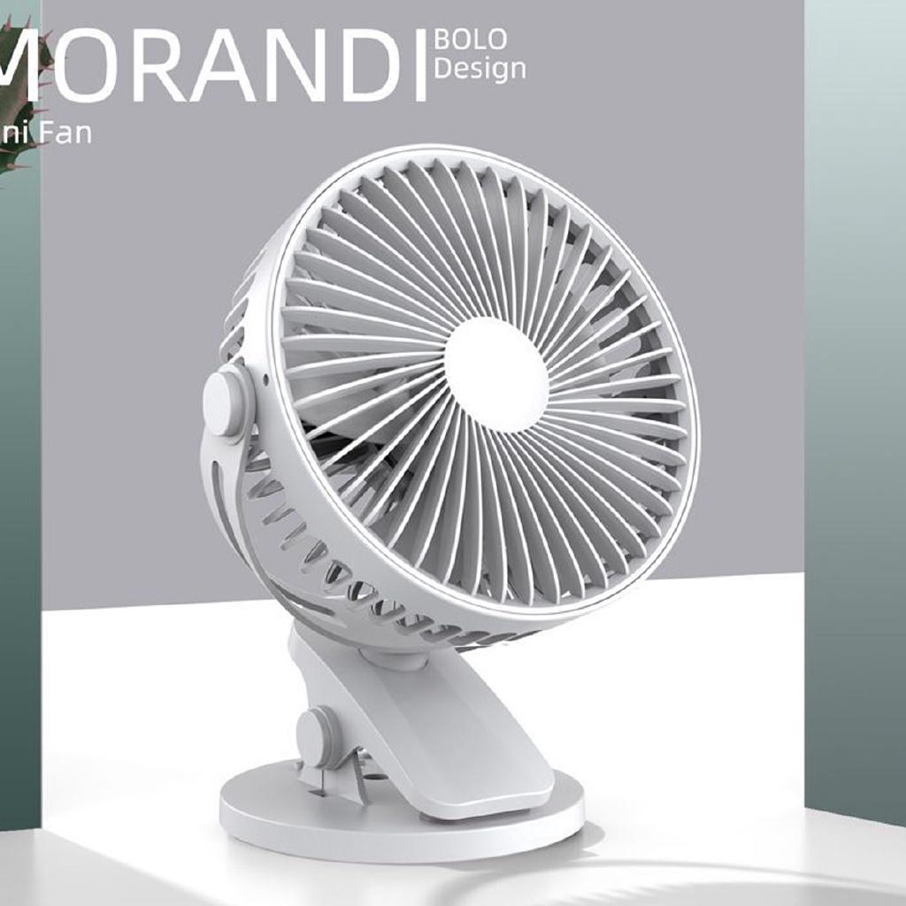 4/6 Inches Mini USB Clip Desktop Table Fan Portable Clamp 3 Speeds Desk Fan Rotatable Ventilator Strong Wind 5V
