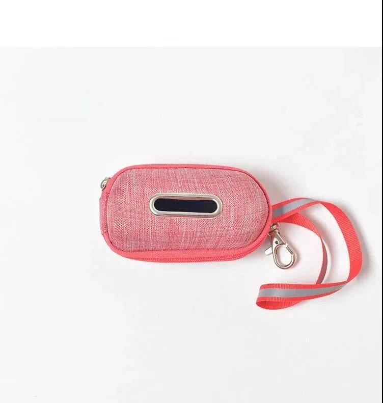 New Pet Dog Poop Bag Dispenser Pick-Up Bags Holder with Rope Outdoor Cleaning Waste Garbage Box Waste Bags Cleaning Supplies