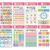 16 Educational Posters for Toddlers, Laminated Classroom Learning Posters, Kindergarten Classroom Must Haves, Preschool Homeschool Supplier Materials