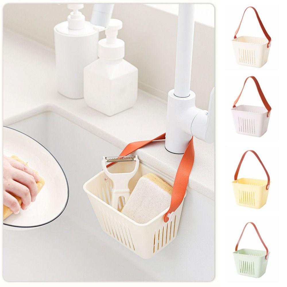 Detachable Sink Hanging Strainer Basket Quickly Drain Fruit Clean Filter Rack  Kitchen Accessories