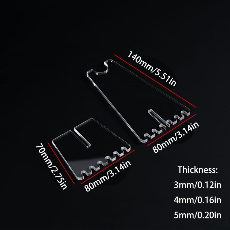 Clear Acrylic Bike Parking Rack Portable Floor Stand Display Repair Rack For Secure Parking Cycling Accessories