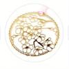 Cherry Blossom Series Chinese Style Hollow Bookmark Creative Small and Mini Brass Bookmark Page Clip