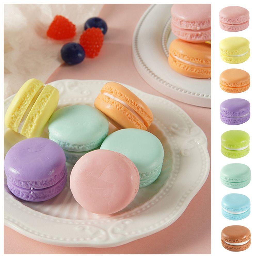 

PVC Realistic Macaron Model Pretend Play Simulated Macaron Model Photography Props