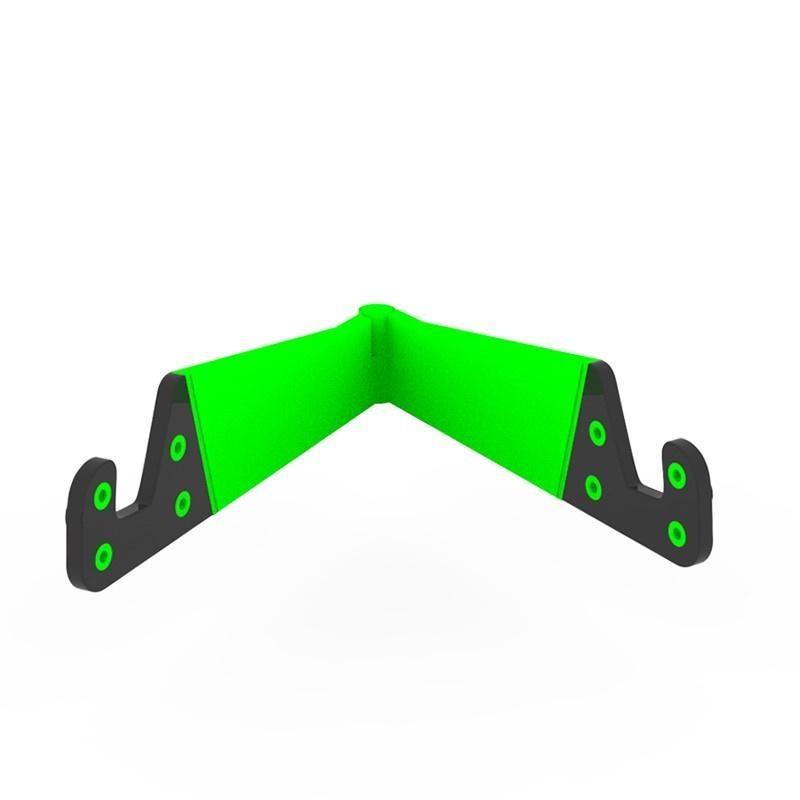 

Universal Foldable Phone Stand Holder for IPhone Samsung Xiaomi Colorful V Shaped Smartphone Tablet PC Desktop Holder зелёный