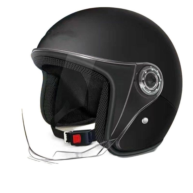 Certified Electric Vehicle Unisex Autumn/Winter Motorcycle Helmet - Lightweight, Warm, Cold Protection