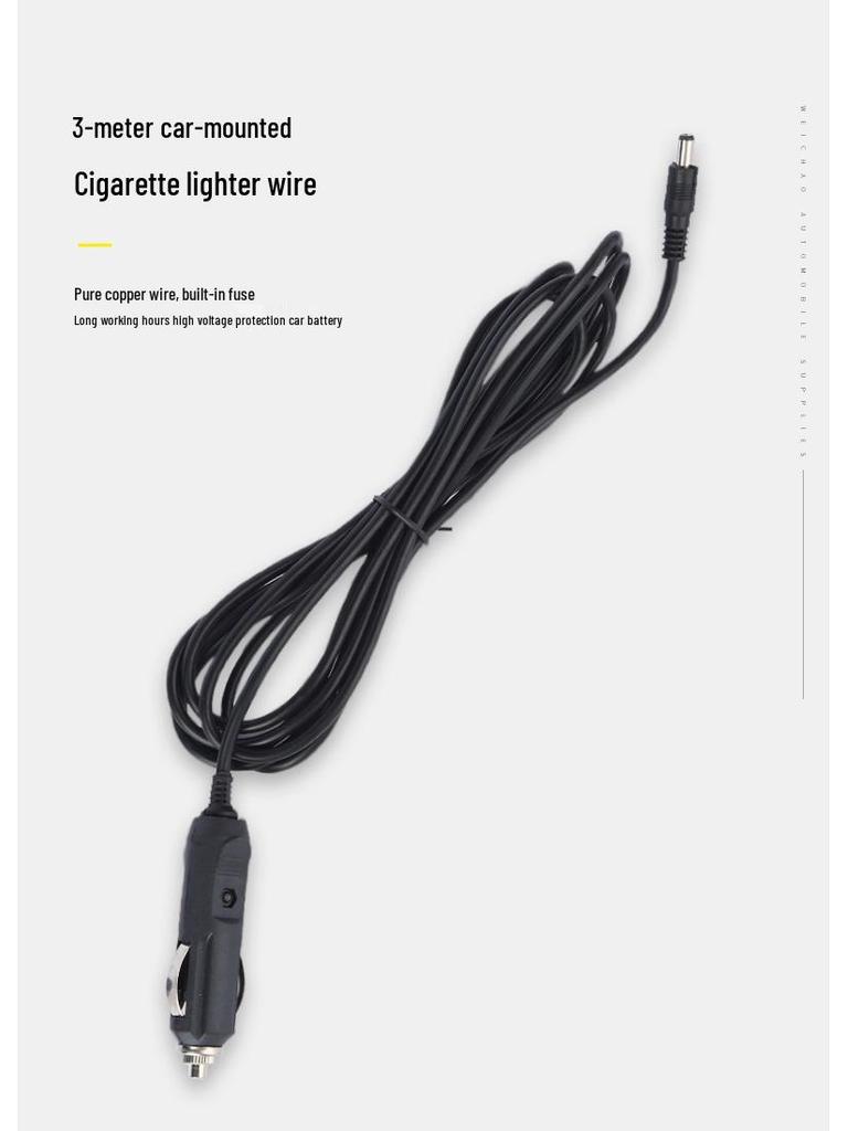 12V Portable Electric Car Washer with High-Pressure Water Gun