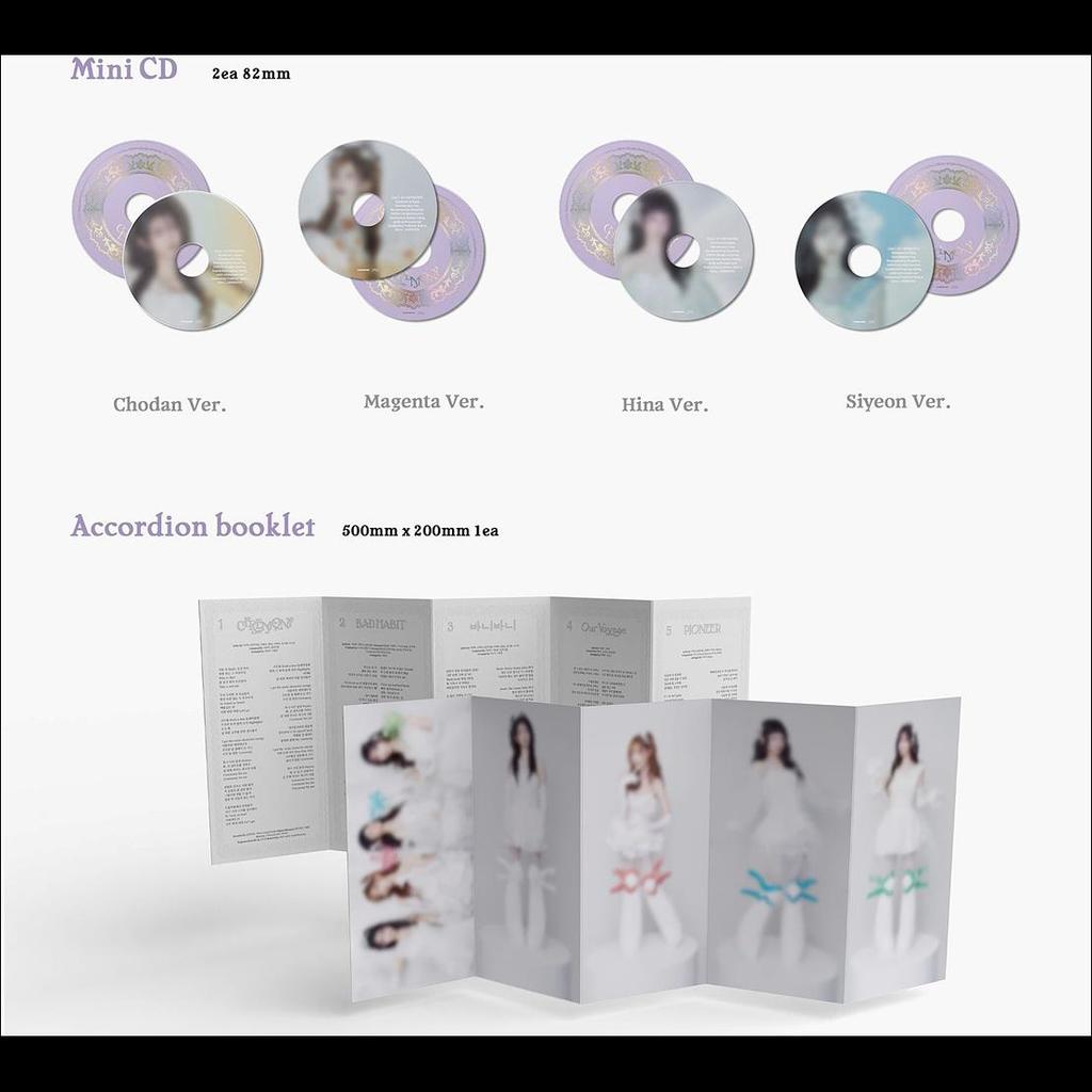 QWER [CEREMONY] Booklet Ver. / 4th Mini Ablum + Free Gift